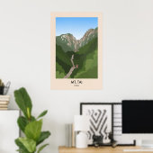 Tai Berg China Reisposter Poster (Thuiskantoor)