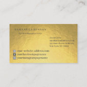 Tai Chi and Qigong - Bamboo  Visitekaartje (Achterkant)