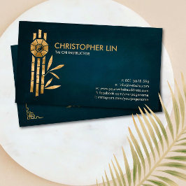 Tai - Chi Bagua / Pakua en Lucky bamboo Visitekaartje