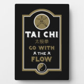 Tai Chi-beoefenaar cadeau Fotoplaat (voorkant)
