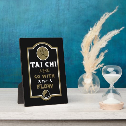 Tai Chi-beoefenaar cadeau Fotoplaat (Zijkant)