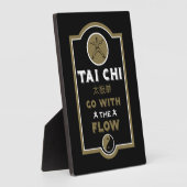 Tai Chi-beoefenaar cadeau Fotoplaat (Zijkant)
