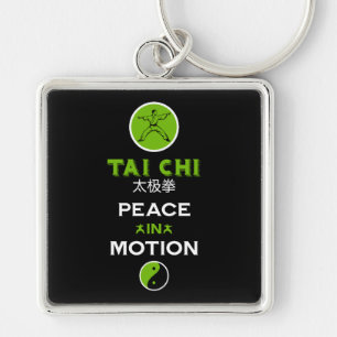 Tai Chi-beoefenaar cadeau Sleutelhanger