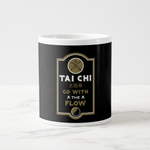 Tai Chi-beoefenaar Geschenk Grote Koffiekop