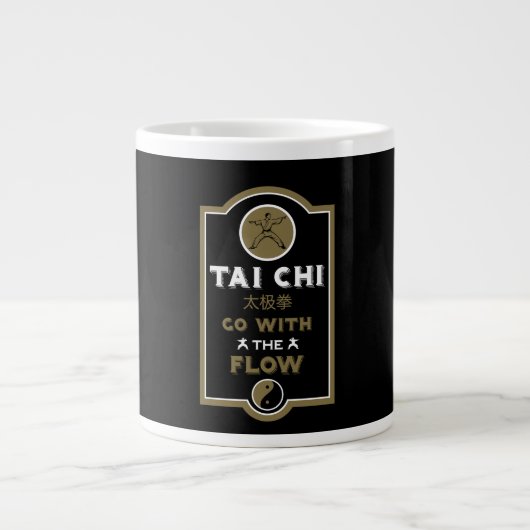 Tai Chi-beoefenaar Geschenk Grote Koffiekop (Voorkant)