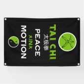 Tai Chi-beoefenaar Geschenk Spandoek (Horizontaal)
