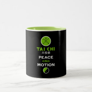 Tai Chi-beoefenaar Geschenk Tweekleurige Koffiemok