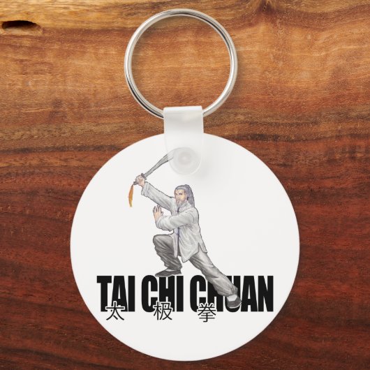 Tai Chi Broad Sword Sleutelhanger (Voorkant)