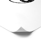 Tai-Chi chinesische Schriftzeichen Yin Yang Poster (Hoek)