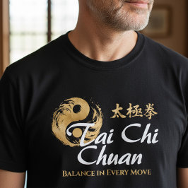 Tai Chi Chuan – Balance in Every Move T-shirt
