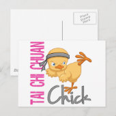 Tai Chi Chuan Chick Briefkaart (Voorkant / Achterkant)