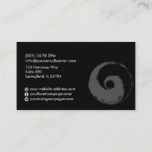 Tai Chi Chuan en Qigong instructeur Visitekaartje (Achterkant)