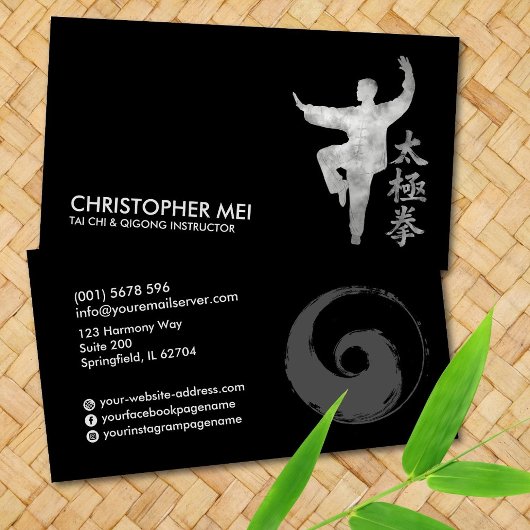 Tai Chi Chuan en Qigong instructeur Visitekaartje