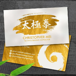 Tai Chi Chuan - gouden penseelstreek Visitekaartje