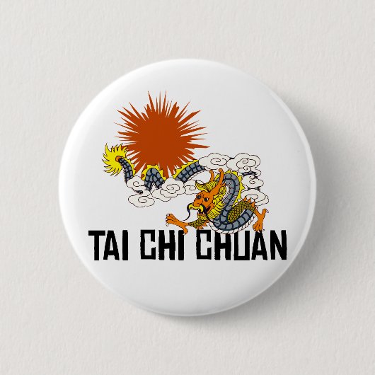 Tai Chi Chuan Ronde Button 5,7 Cm (Voorkant)