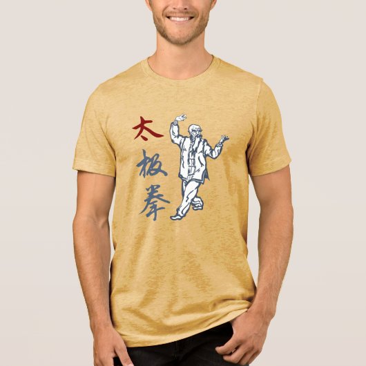 Tai Chi Chuan Tri-Blend Shirt (Voorkant)