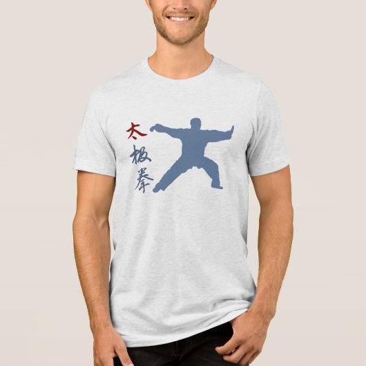Tai Chi Chuan Tri-Blend Shirt (Voorkant)