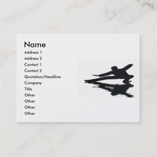 T'ai Chi Chuan Visitekaartje (Voorkant)