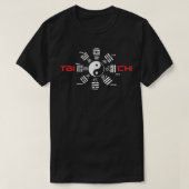 Tai Chi Circle en Yin Yang Symbol T-shirt (Design voorkant)