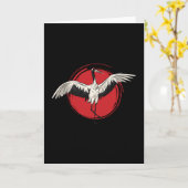 Tai Chi Crane Kaart (Gele Bloem)