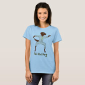 Tai Chi Dog Chocolate Labrador T-Shirt (Voorkant volledig)