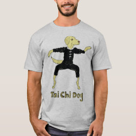 Tai Chi Dog Golden Labrador yellow lab T-shirt