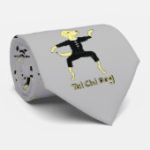 Tai Chi Dog stropdas marshal arts qi gong (Opgerold)