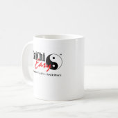 Tai Chi Easy™-logo met een stijlvol design Koffiemok (Voorkant links)