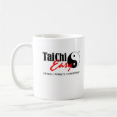 Tai Chi Easy™-logo met een stijlvol design Koffiemok (Links)