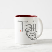 Tai Chi 'Een die controleert' grafische Mok (Voorkant rechts)