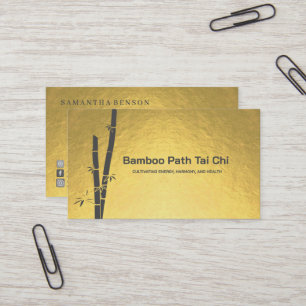 Tai Chi en Qigong - Bamboe Visitekaartje