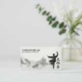 Tai Chi en Qigong instructeur Visitekaartje (Staand voorkant)