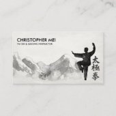 Tai Chi en Qigong instructeur Visitekaartje (Voorkant)