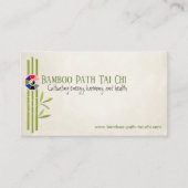 Tai Chi en Qigong - Pakua / Bagua Visitekaartje (Voorkant)