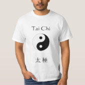 Tai Chi en Yin Yang T-Shirt (Voorkant)