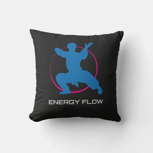 Tai Chi Energie Stroom Martial Arts Kussen (Voorkant)