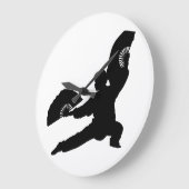 Tai Chi Fan Wall klok (Hoek)