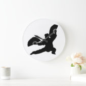 Tai Chi Fan Wall klok (Huis)