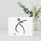 Tai Chi Flow Briefkaart (Staand voorkant)