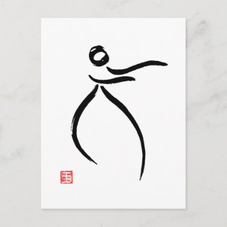 Tai Chi Flow Briefkaart