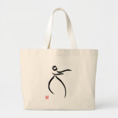 Tai Chi Flow Grote Tote Bag (Voorkant)