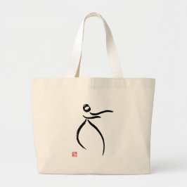 Tai Chi Flow Grote Tote Bag