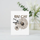 Tai Chi Gift Briefkaart (Staand voorkant)