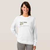 Tai Chi Girl - Tai Chi T-shirt (Voorkant volledig)