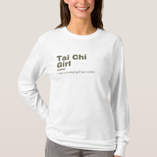 Tai Chi Girl - Tai Chi T-shirt (Voorkant)