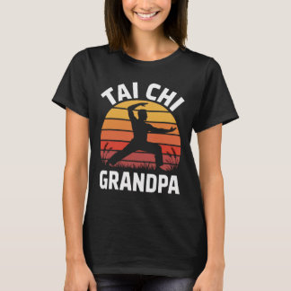 Tai Chi Grandpa Senior Fitness Yoga Lance Health  T-shirt
