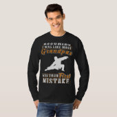 Tai Chi: Grandpas Zen Giggle - Grappig T-shirt voo (Voorkant volledig)