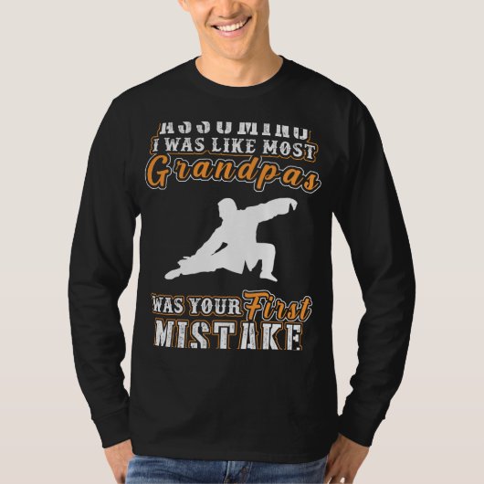 Tai Chi: Grandpas Zen Giggle - Grappig T-shirt voo (Voorkant)