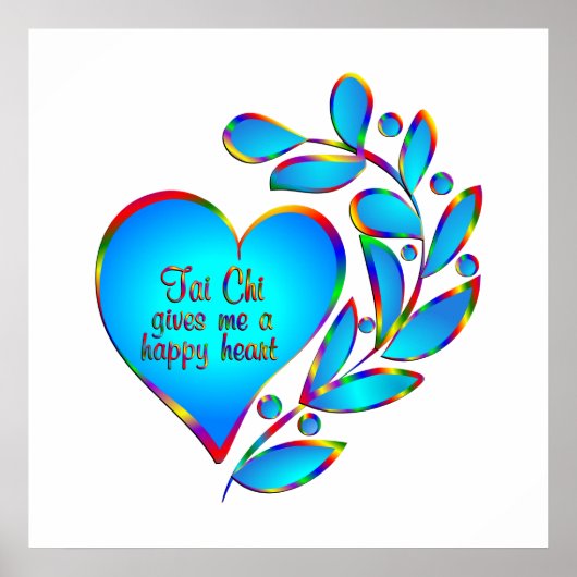 Tai Chi Happy Heart Poster (Voorkant)