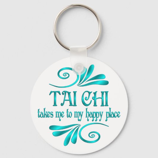 Tai Chi Happy Place Sleutelhanger (Voorkant)